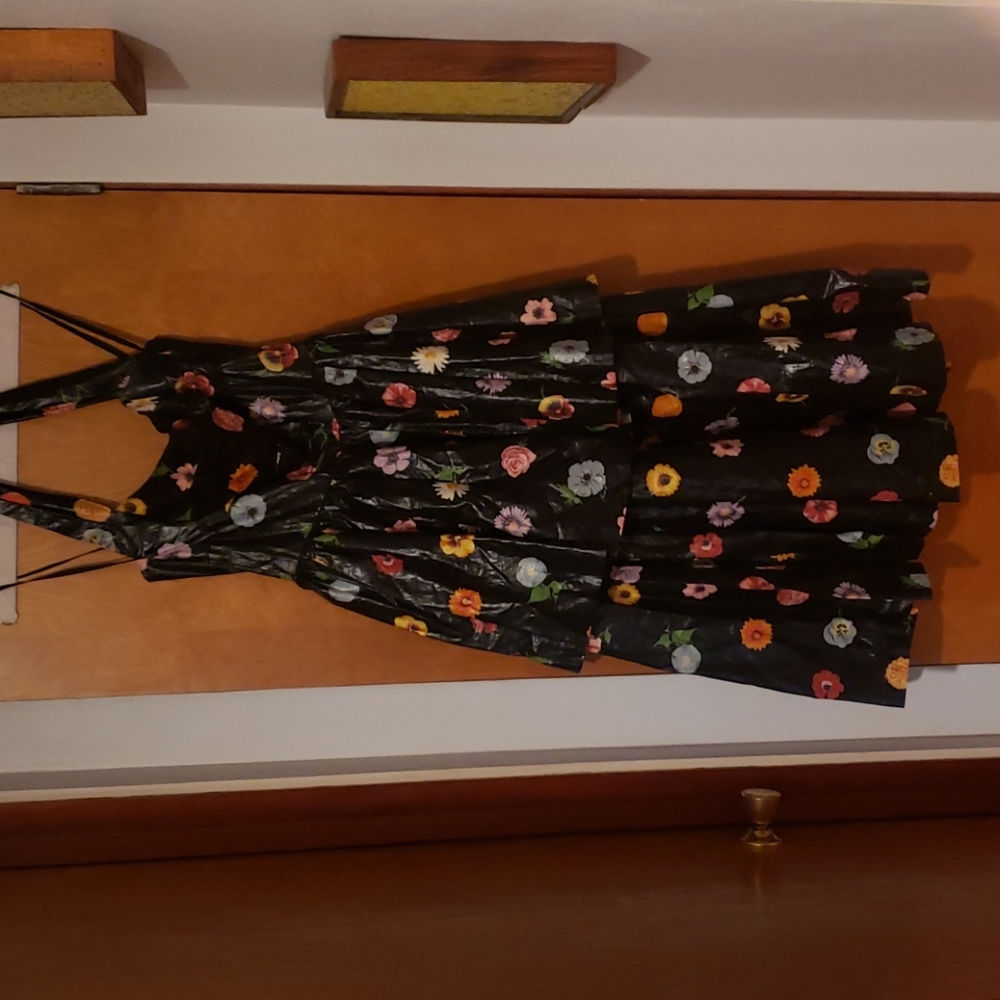 Vintage polished cotton dress